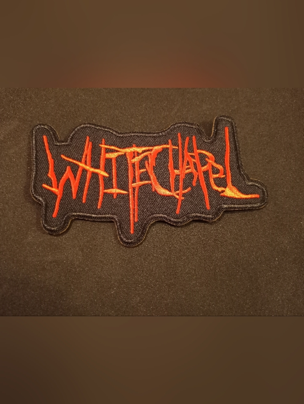 Whitechapel embroidered patch applique rock patch metal patch